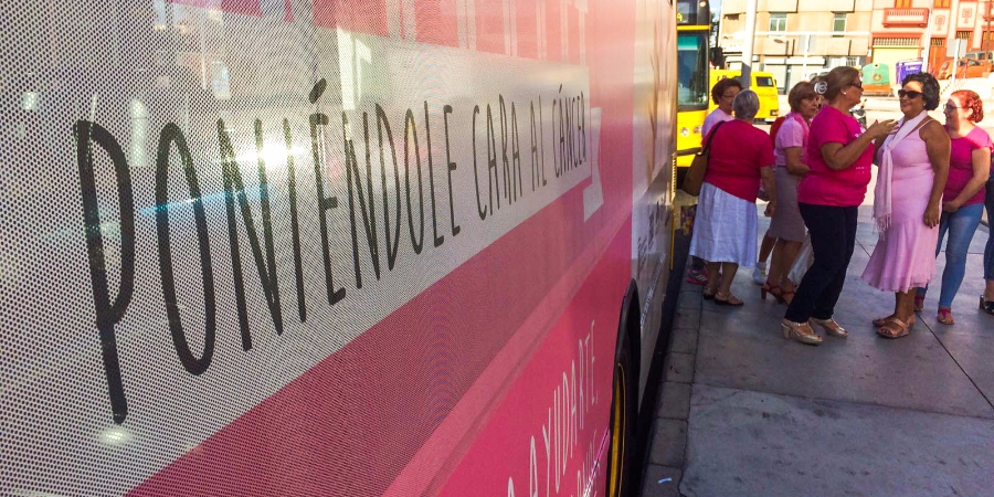 La 'Guagua Rosa': de la pasarela al asfalto