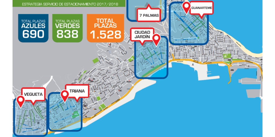 Nueva estrategia municipal para las zonas azul y verde