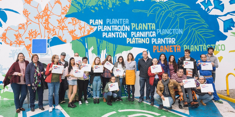 'Planeta Plantástico', 50 metros de arte urbano inclusivo en Fast Park