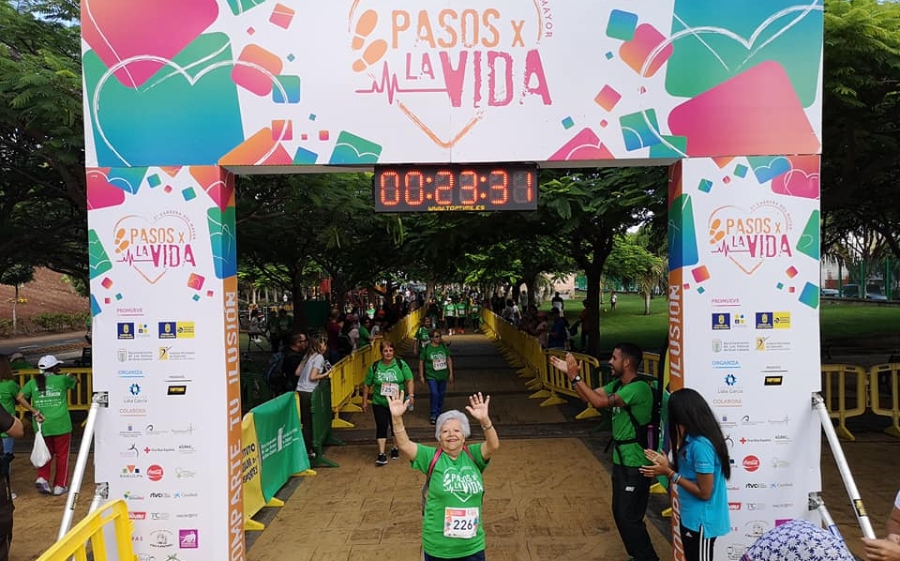 'Pasos x la Vida': Un pódium para nuestros mayores