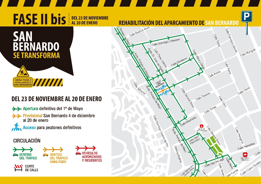 Primero de Mayo abre definitivamente dos semanas antes de lo previsto