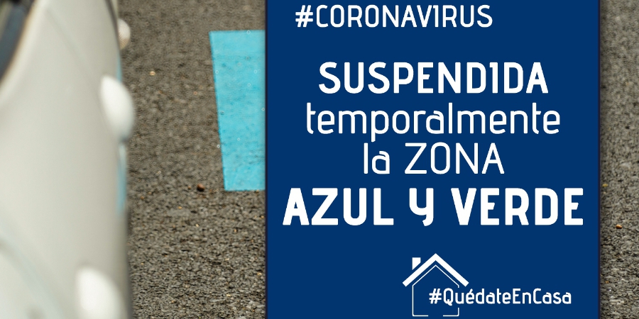 CoVID-19 / Zona azul y verde, grúas y Sítycleta, afectados por las medidas de contención