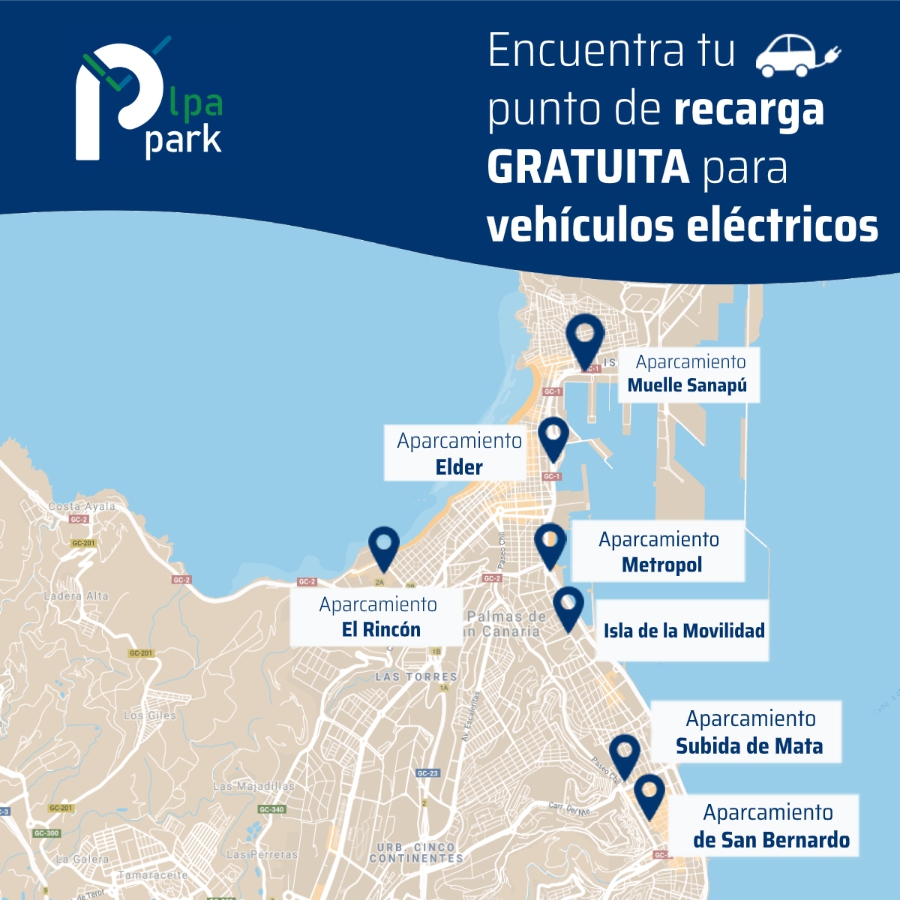 Nuevo impulso a la recarga de vehículos eléctricos en la capital grancanaria