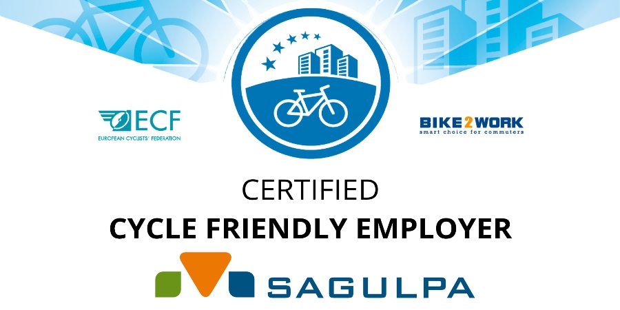 SAGULPA, primera empresa de servicios públicos española ‘BikeFriendly’