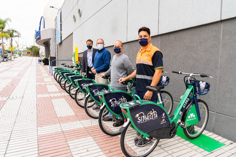 Nueva estación eléctrica de Sítycleta en el C.C. La Ballena