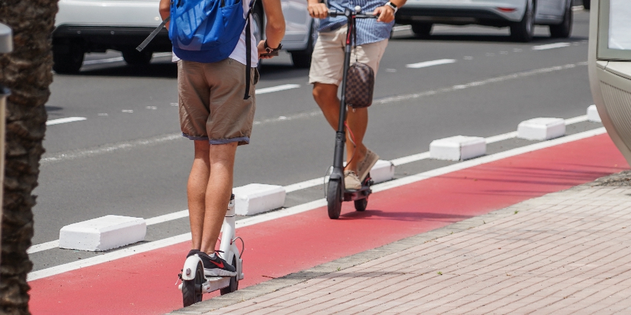 Primer paso para el nuevo servicio público de patinetas eléctricas