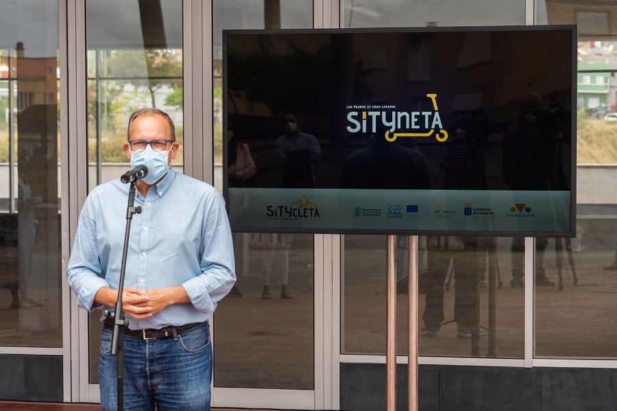 El futuro servicio de patinetas eléctricas de LPGC se llama Sítyneta