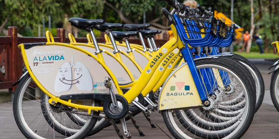 Sítycleta 'abraza' la campaña contra el cáncer de pulmón