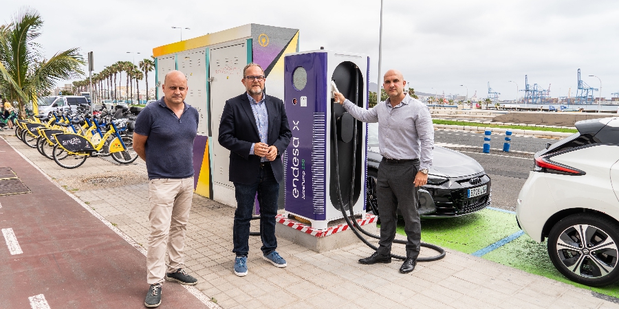 La 'Isla de la Movilidad' ya cuenta con el primer cargador ultrarrápido de Canarias 