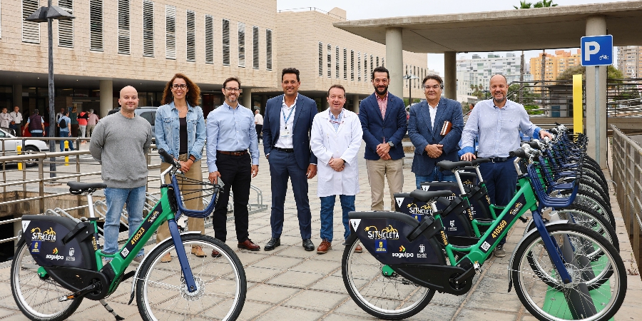 Sagulpa da un paso más en la conexión de la zona alta y la ciudad baja, con la inauguración de una nueva estación en el Hospital de Gran Canaria Dr. Negrín