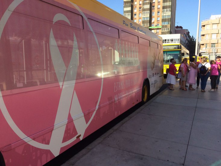 La 'Guagua Rosa': de la pasarela al asfalto