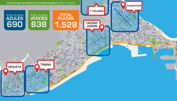 Nueva estrategia municipal para las zonas azul y verde