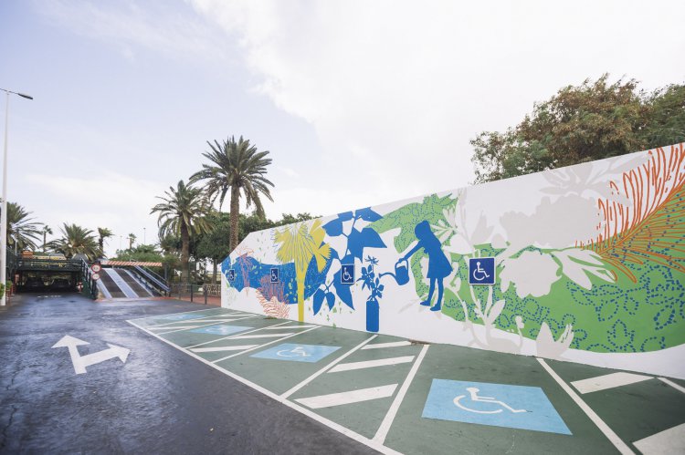 'Planeta Plantástico', 50 metros de arte urbano inclusivo en Fast Park
