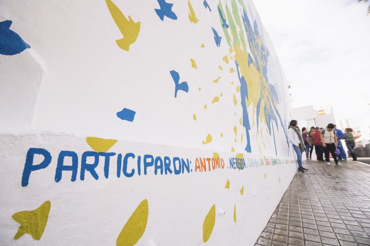'Planeta Plantástico', 50 metros de arte urbano inclusivo en Fast Park