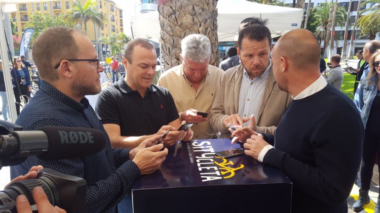 La presentación de Sítycleta, una fiesta de la movilidad sostenible