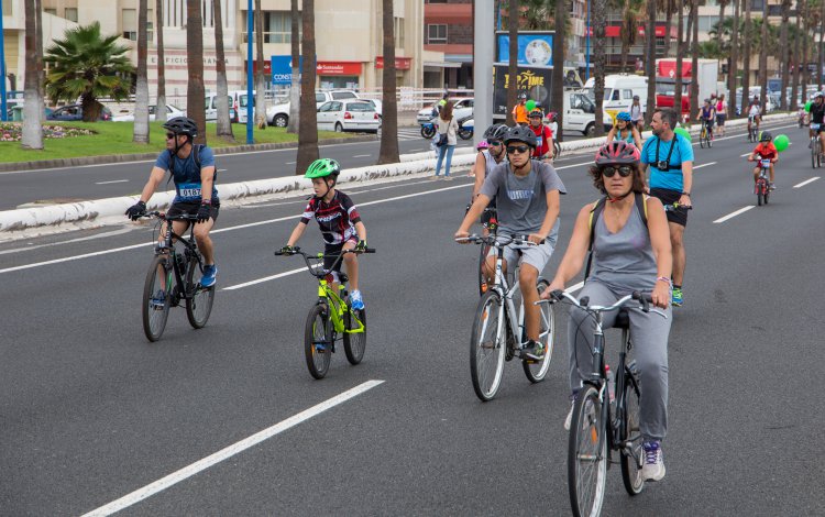 Las bicis, reinas por un día en LPGC