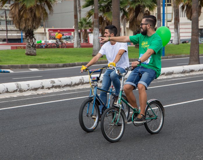 Las bicis, reinas por un día en LPGC