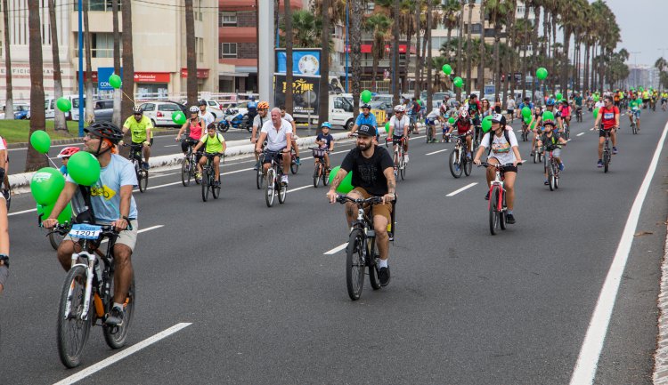 Las bicis, reinas por un día en LPGC