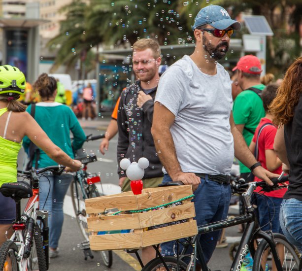 Las bicis, reinas por un día en LPGC