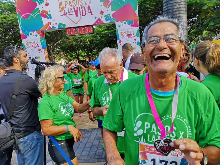 'Pasos x la Vida': Un pódium para nuestros mayores