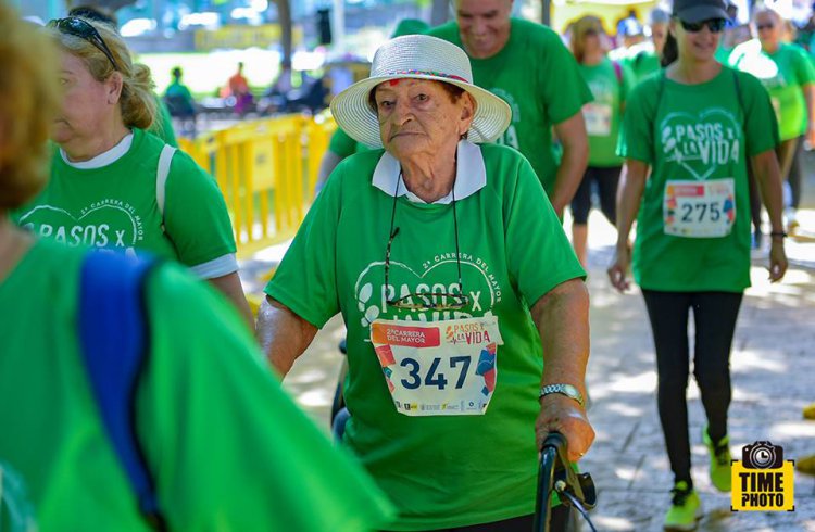 'Pasos x la Vida': Un pódium para nuestros mayores