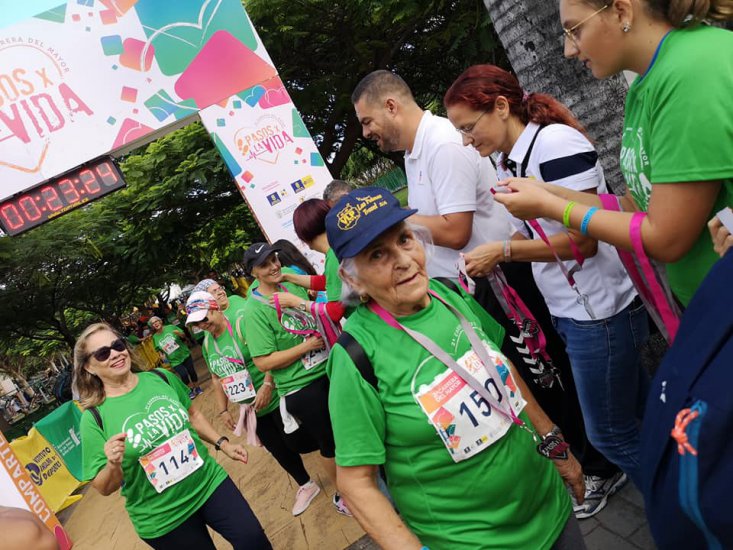 'Pasos x la Vida': Un pódium para nuestros mayores