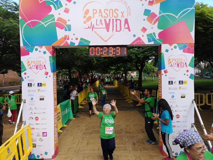 'Pasos x la Vida': Un pódium para nuestros mayores