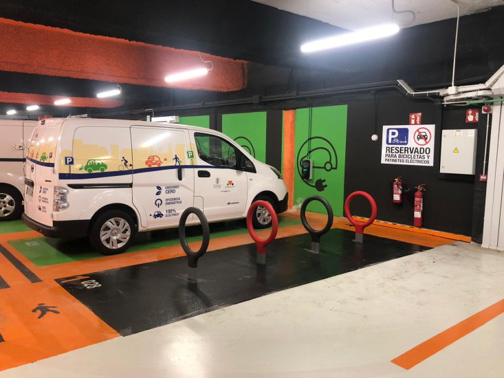 Sagulpa estrena parkings para bicis y patinetas en San Bernardo y Metropol