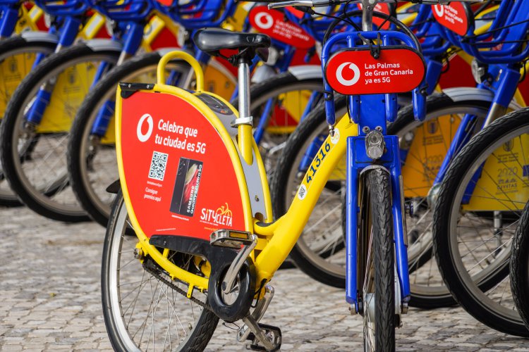 El 5G de Vodafone llega a LPGC y se sube a Sítycleta