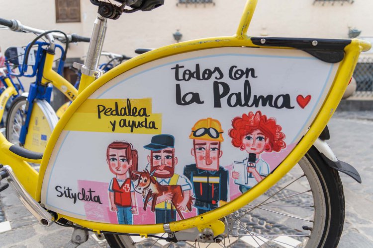 Los pedaleos en Sítycleta se convertirán en ayudas para La Palma