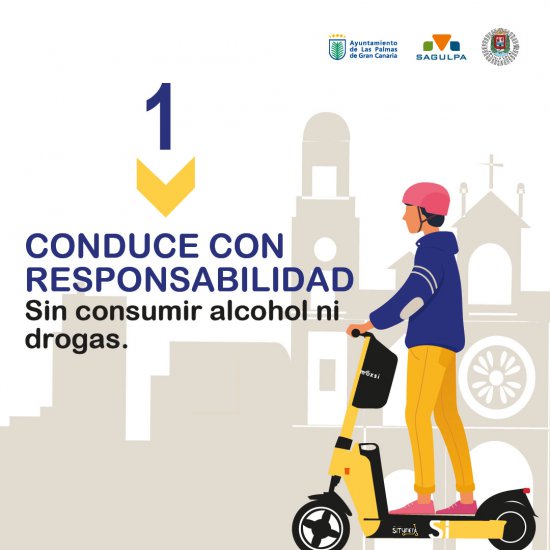SAGULPA participa en campaña sobre las normas de uso de los VMP de la Concejalía de Movilidad