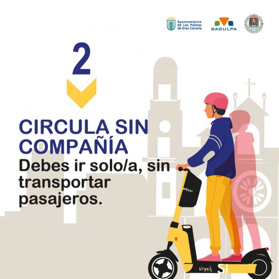SAGULPA participa en campaña sobre las normas de uso de los VMP de la Concejalía de Movilidad