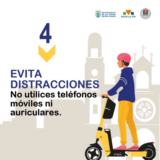 SAGULPA participa en campaña sobre las normas de uso de los VMP de la Concejalía de Movilidad