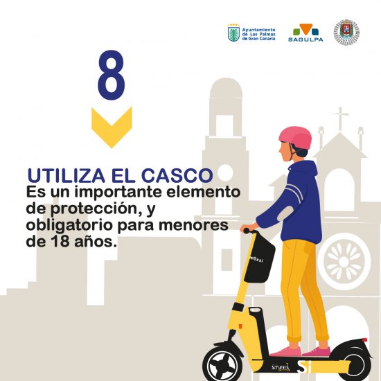SAGULPA participa en campaña sobre las normas de uso de los VMP de la Concejalía de Movilidad