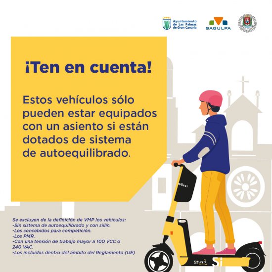 SAGULPA participa en campaña sobre las normas de uso de los VMP de la Concejalía de Movilidad
