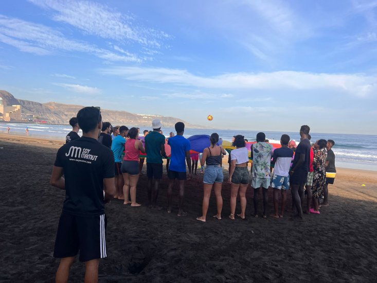 Las Canteras, escenario de solidaridad y concienciación medioambiental