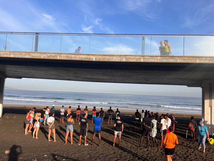 Las Canteras, escenario de solidaridad y concienciación medioambiental