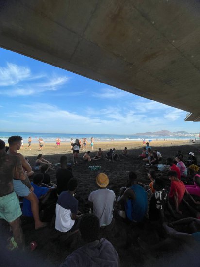 Las Canteras, escenario de solidaridad y concienciación medioambiental