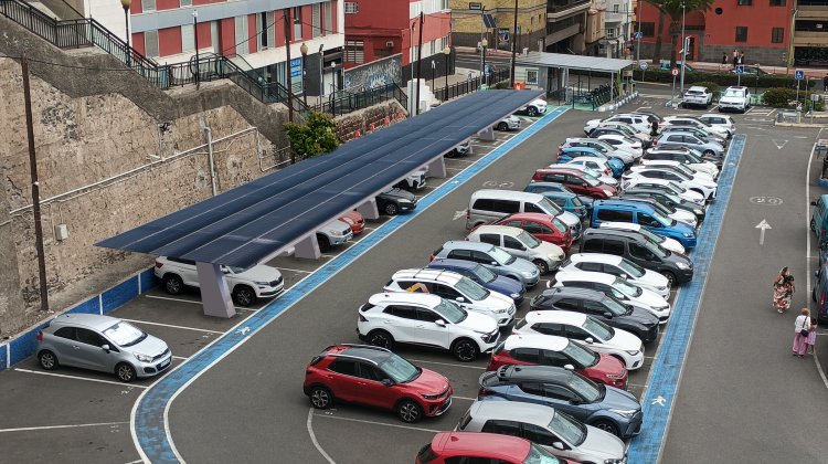 Sagulpa transforma el aparcamiento de Subida de Mata en un espacio que genera energía limpia para la ciudad 