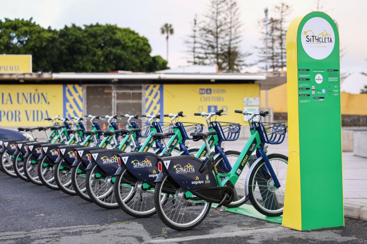 Sítycleta suma una nueva parada a su red: el Estadio de Gran Canaria ya es punto de movilidad sostenible.