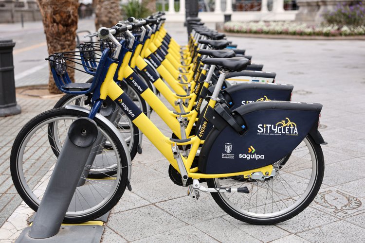Sítycleta cumple 8 años disparando su uso un 29% en un año y afianzándose como sistema de movilidad urbana sostenible en Las Palmas de Gran Canaria. 